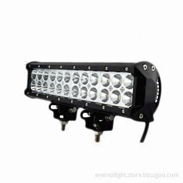 Off-road Light Bar, Two Rows 24 x 3W and 5040lm, PMMA Lens, Stainless Steel Bracket